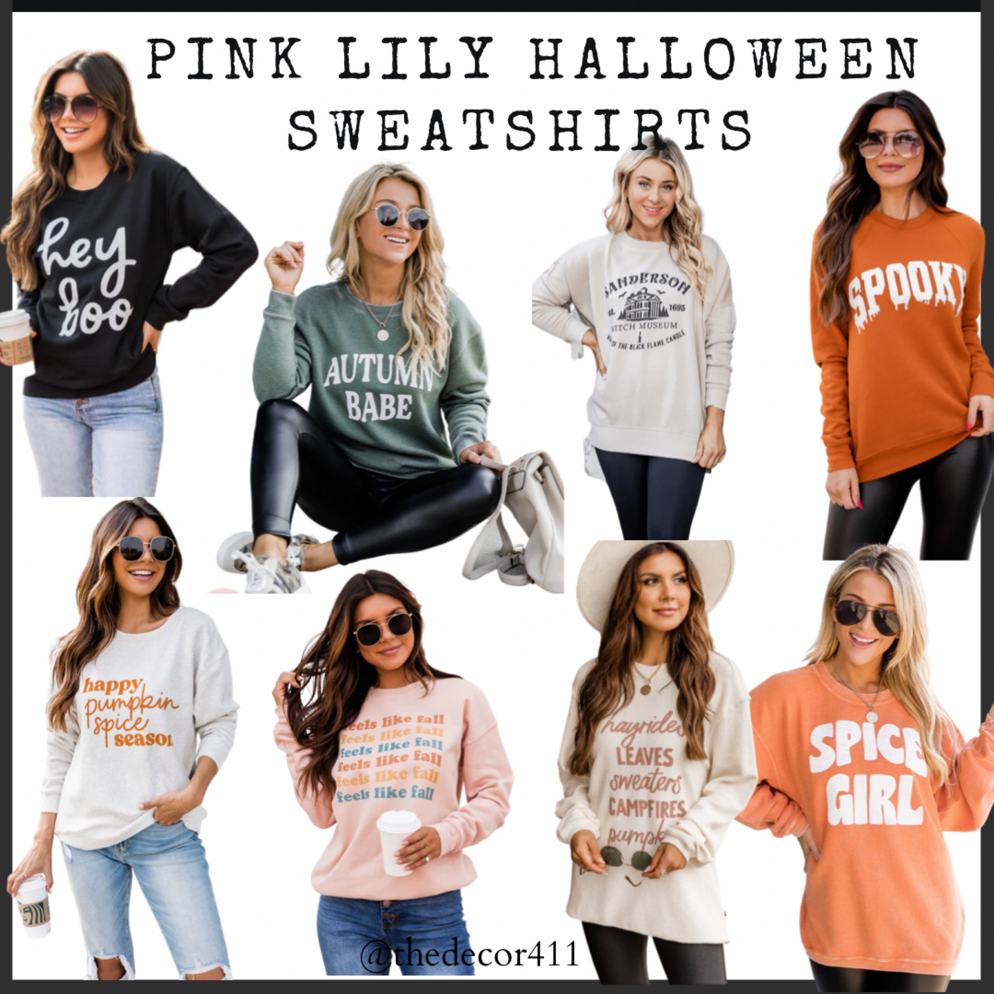 Pink lily Halloween sweatshirts
And sweaters
 Fall outfit, Halloween sweatshirt, sweaters, flannels, jeans, denim, fall dresses, fall sweaters, shackets, fall outfit inspo

#LTKSeasonal #LTKHalloween #LTKunder100