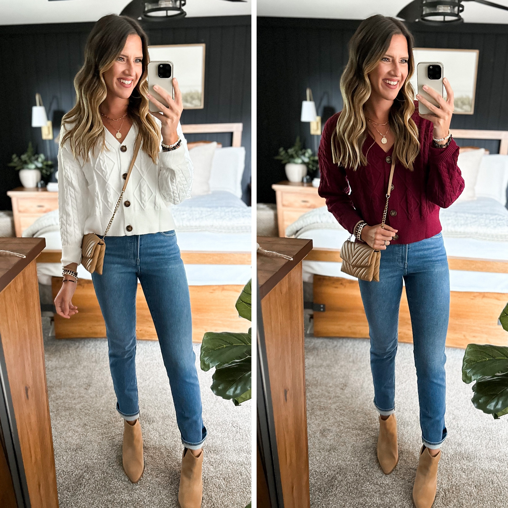 Amazon cropped cardigan 👌🏻 

Cardigan - medium 
Jeans - 26 regular 
Boots - tts and color saddle split suede

#LTKfindsunder100 #LTKstyletip #LTKfindsunder50