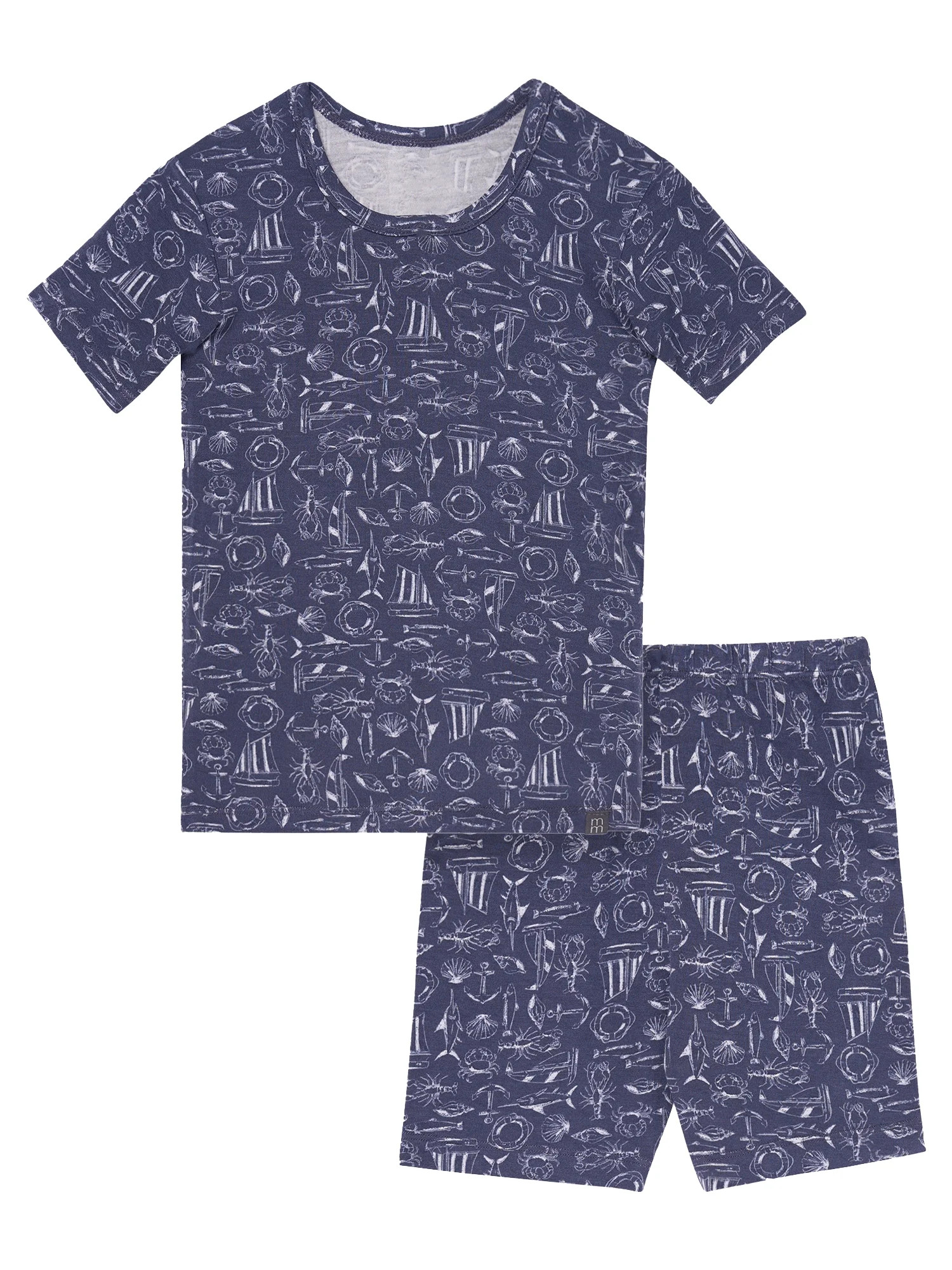 Modern Moments by Gerber Toddler Neutral Super Soft Americana Pajama Short Set, 2-Piece, Sizes 12... | Walmart (US)