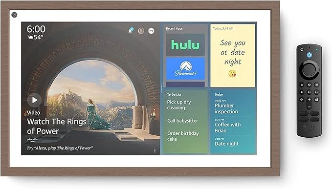 Echo Show 15 Bundle. Includes Echo Show 15 | Full HD 15.6" smart display with Alexa and Fire TV b... | Amazon (US)