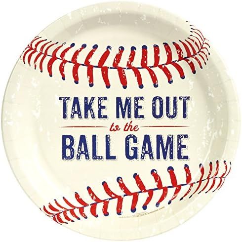 Baseball Time Party Dinner Plates (48 Pieces) | Amazon (US)