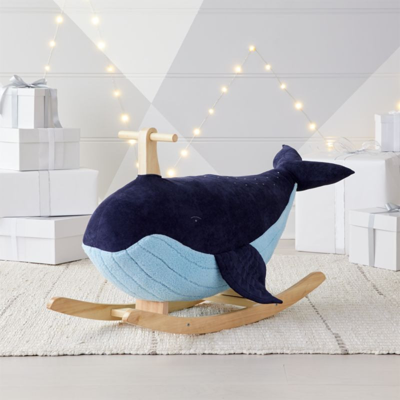 Whale Rocker Toy for Toddlers + Reviews | Crate & Kids | Crate & Barrel