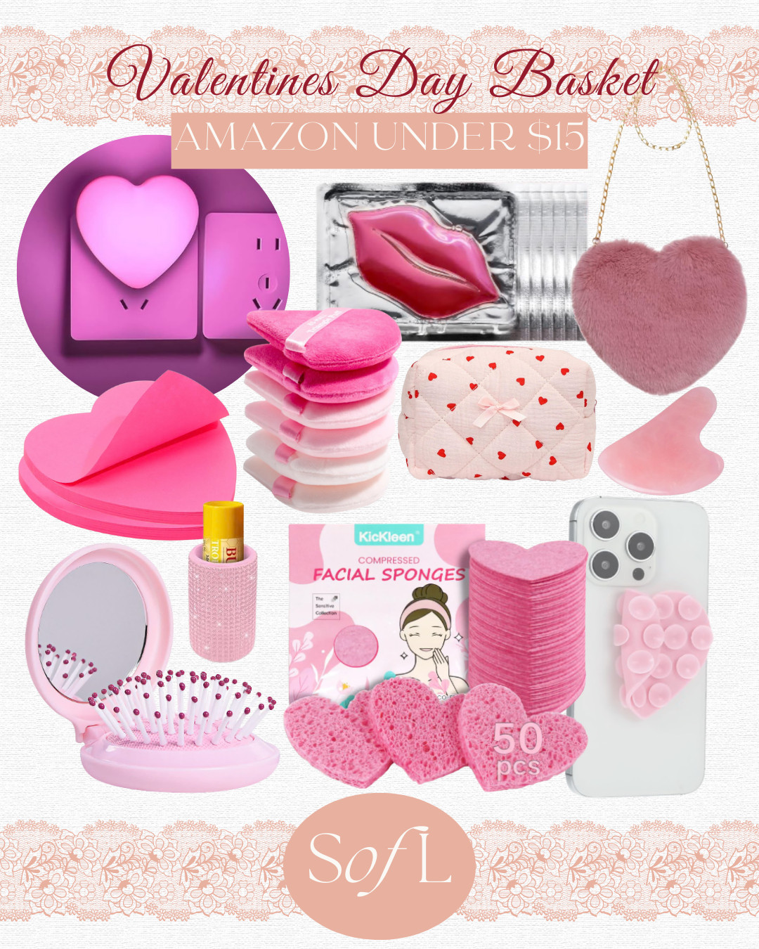 Adorable Valentines Day finds from Amazon for under $15! Create a cute basket for tween or teen girls with these fun pink and heart-shaped finds!
#amazonfinds #valentinesday #giftsforher #vday #baebasket  

 #LTKValentine #LTKmomlife #LTKSeasonal