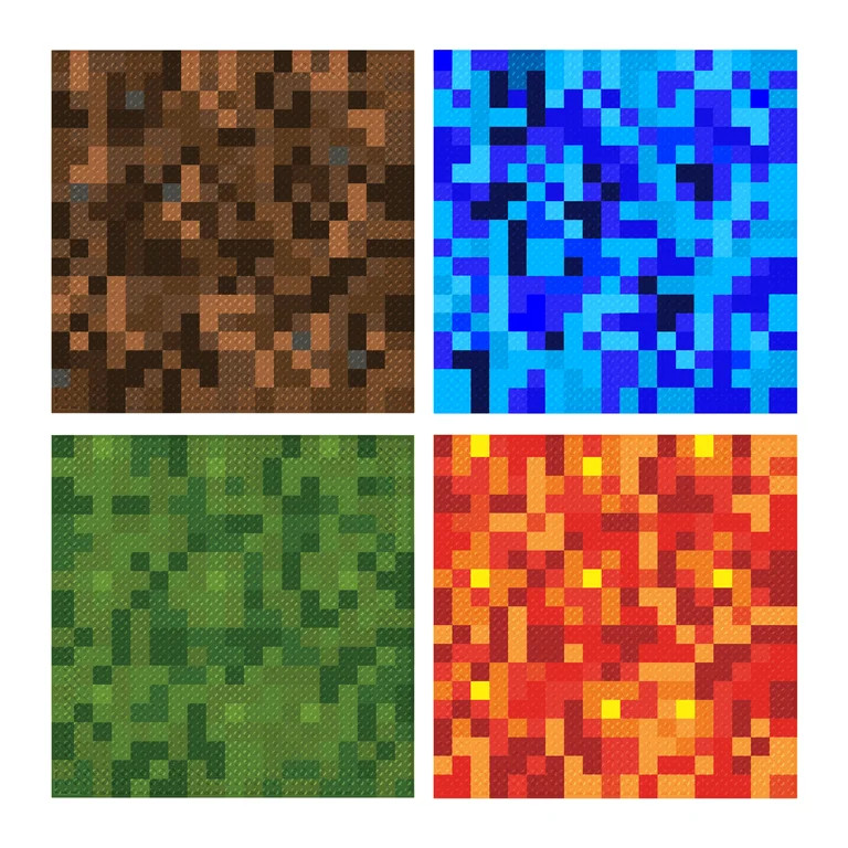 Mosaic Multicolor Baseplate () (4) | Walmart (US)