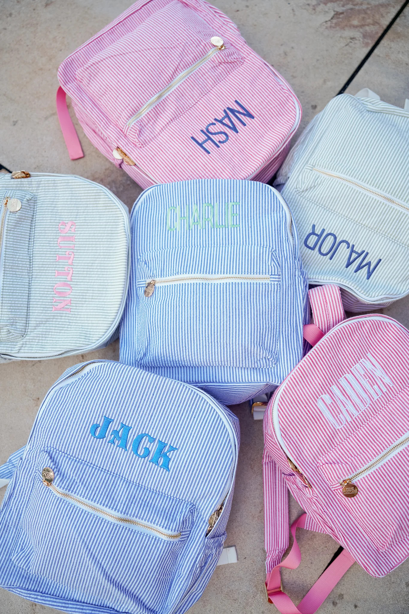 Gingham Backpack | KenzKustomz