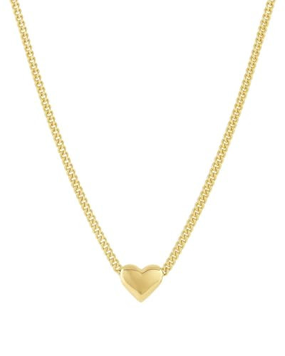 gorjana - Lou Helium Heart Necklace 17" to 19" - 18k Gold Plating - Adjustable Chain - Lobster Clasp - Elegant Heart Design - Everyday Wear - Timeless Elegance and Comfort | Amazon (US)