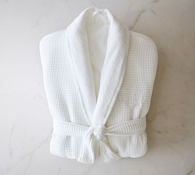 Waffle Weave Resort Robe | Pottery Barn (US)