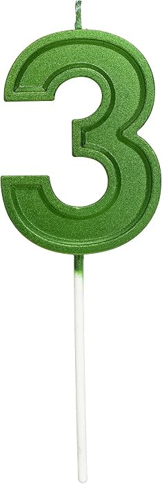 2.76 Inches Large Number Candles Birthday Candles Cake Numeral Candles Topper Decoration for Birt... | Amazon (US)