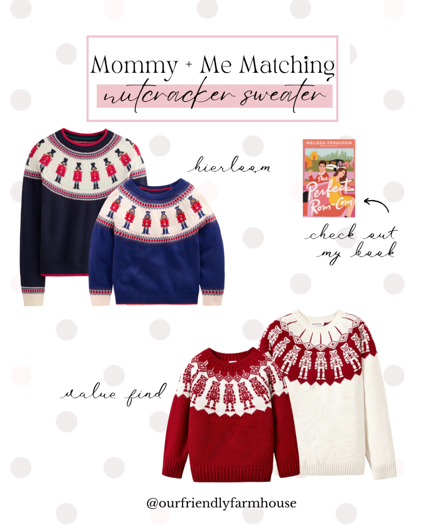 Mommy & Me Matching Nutcracker Sweaters

#LTKSeasonal #LTKHoliday #LTKFamily