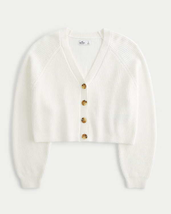 Slouchy Crop Cardigan | Hollister (US)