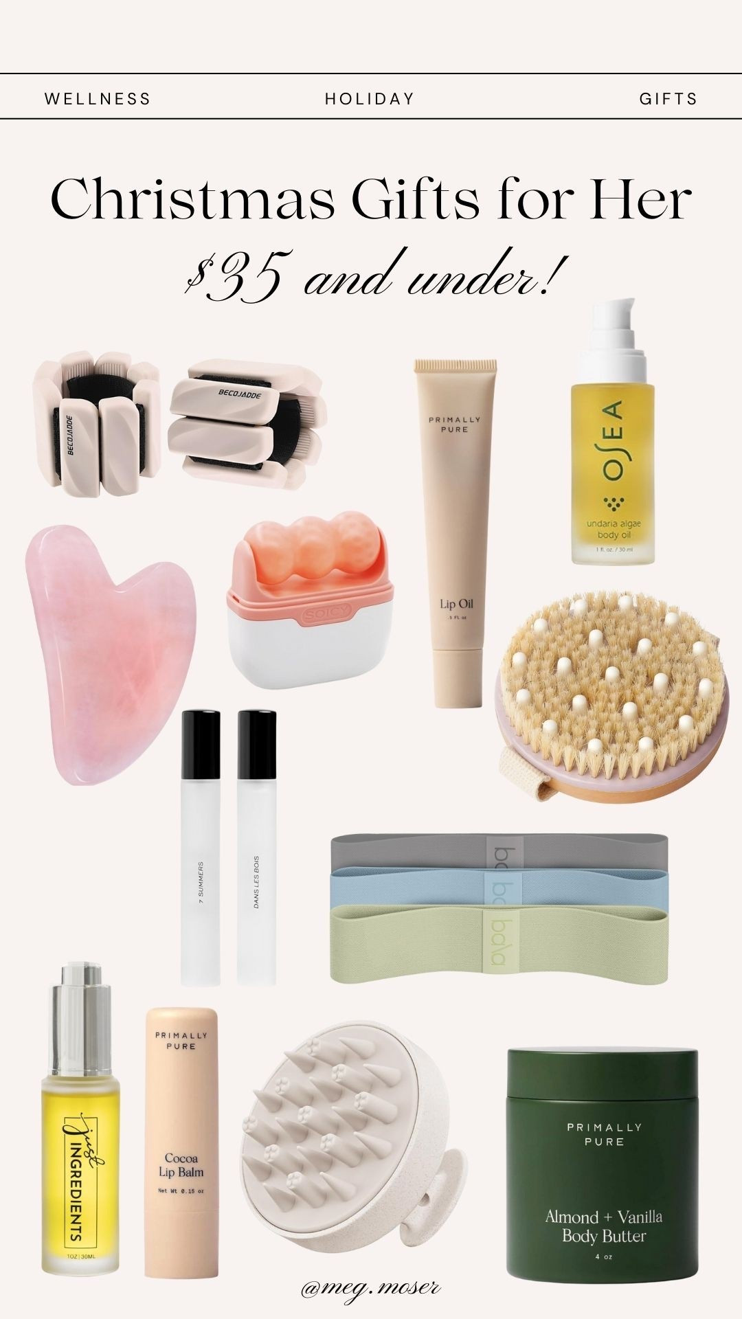 Wellness things I use every day! These would be great as stocking stuffers, white elephant, etc! 

Use code organicmeg10 to get 10% off all Just Ingredients products! 

#LTKHoliday #LTKActive #LTKGiftGuide