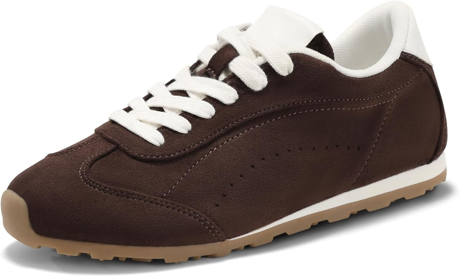 Coutgo Women's Fashion Sneakers Casual Walking Shoes Lace Up Tennis Shoes | Amazon (US)