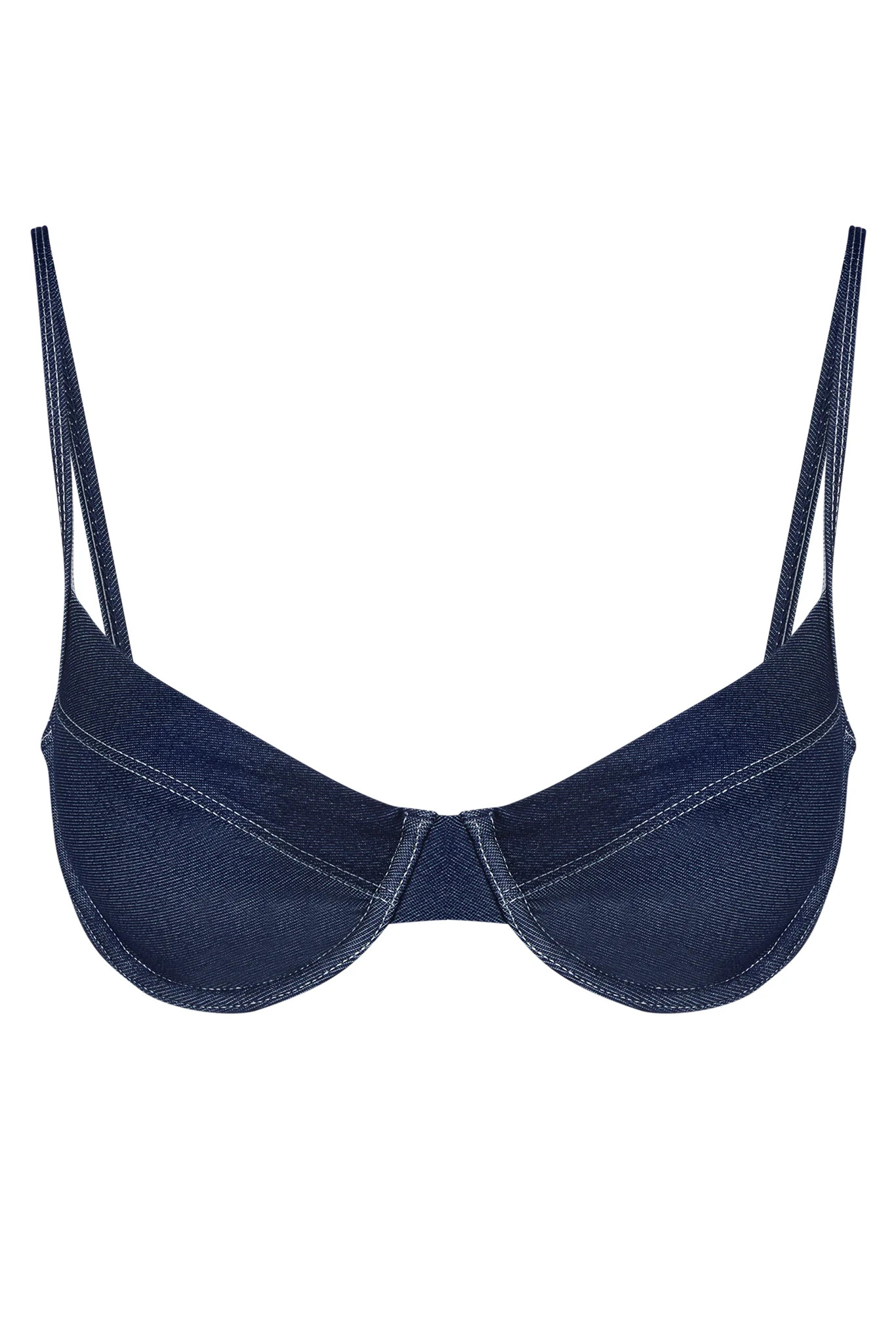 Maui Top - Blue Denim | Monday Swimwear