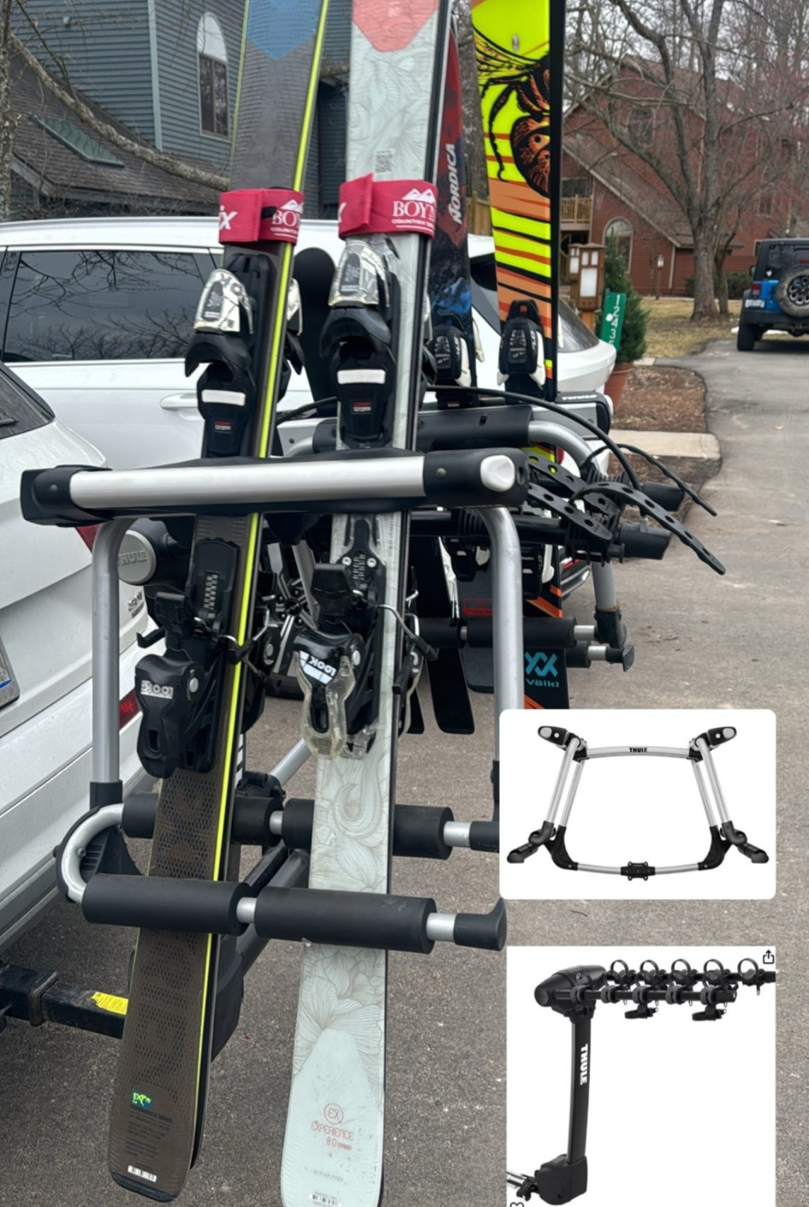Thule bike and ski hitch rack 

#LTKActive #LTKfitnessgoals #LTKdayinmylife