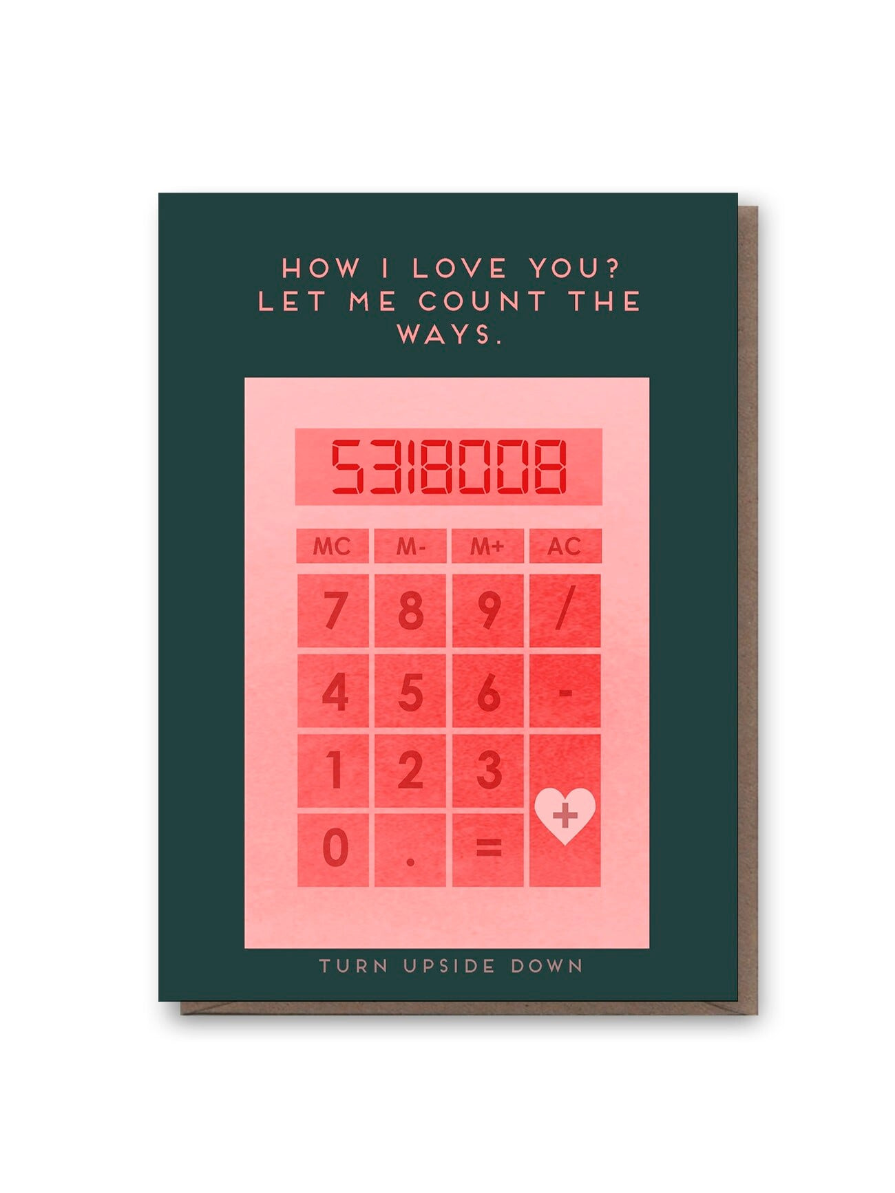 Let Me Count The Ways Valentine's Day Card | Oliver Bonas | Oliver Bonas (Global)