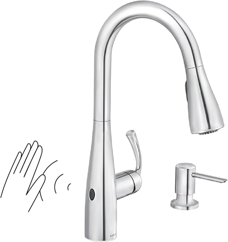 Moen Essie Chrome One-Handle Pulldown Kitchen Faucet, 87014EWC | Amazon (US)