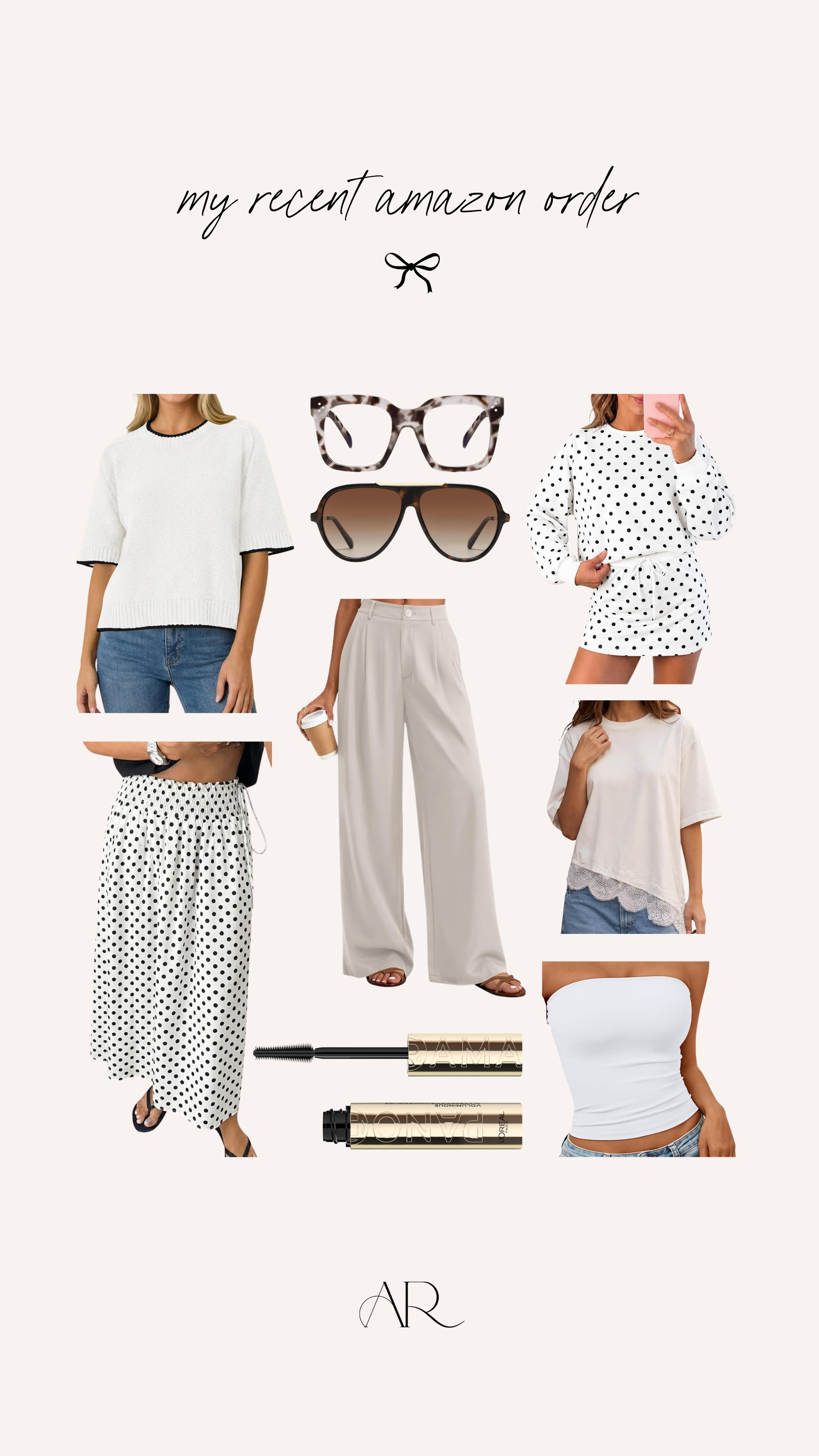 I've been loving polka dots lately! Had to order this set! 

anti-pooch outfits, midsize, sunglasses 

 #LTKootd #LTKMidsize #LTKBeauty