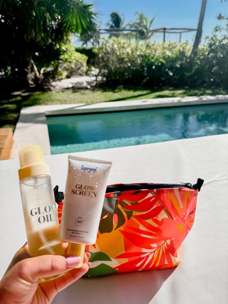 Never travel without the best face sunscreen and glow oil - this $8 pouch from Target is great for your sunscreen 

#LTKTravel #LTKBeauty #LTKSwim