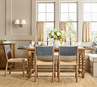 Chris Loves Julia Extendable Dining Table | Pottery Barn (US)