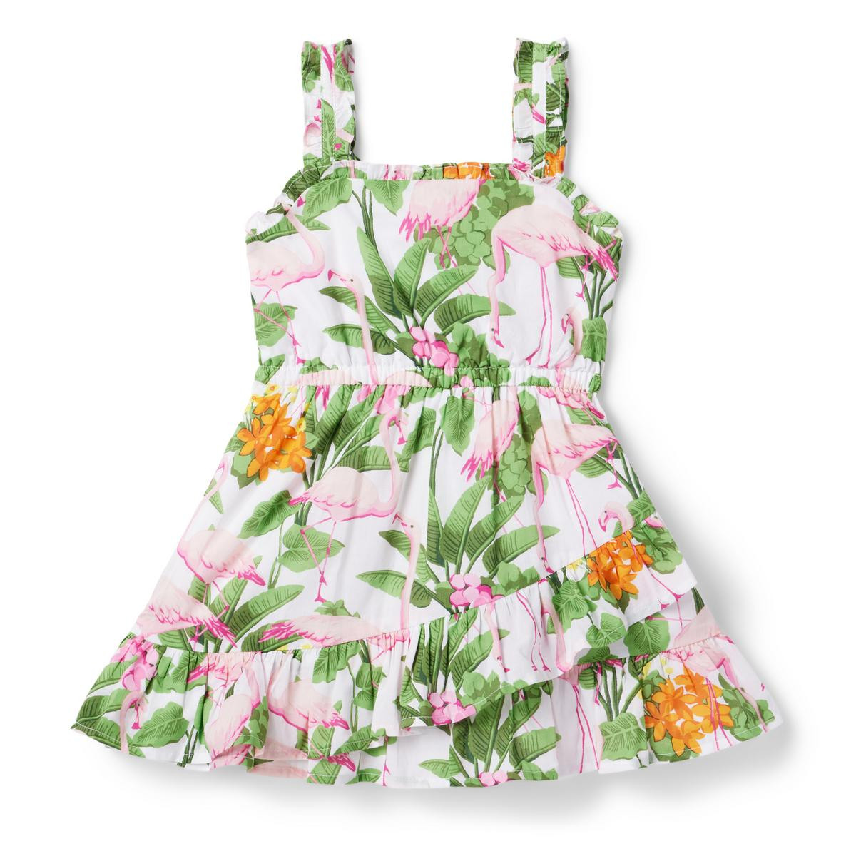 Tropical Flamingo Ruffle Sundress | Janie and Jack