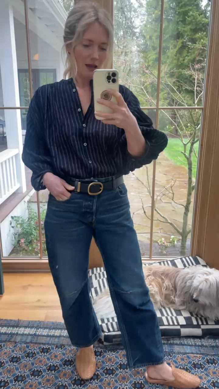 Loving this fit lately - these are the comfiest mules ever btw

#LTKootd #LTKmomlife #LTKOver40