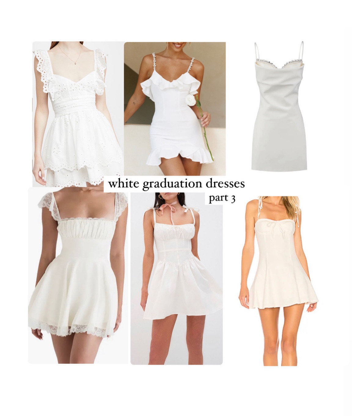 white grad dresses for hs, college and beyond!!! Part 3 :)

#graduation #graddresses #whitedresses

#LTKFind #LTKwedding #LTKunder100