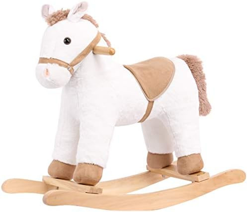Rock My Baby Plush Rocking Horse, Soft Filling Ride on Pony, Rocking Animal, Stuffed Rocker for K... | Amazon (US)