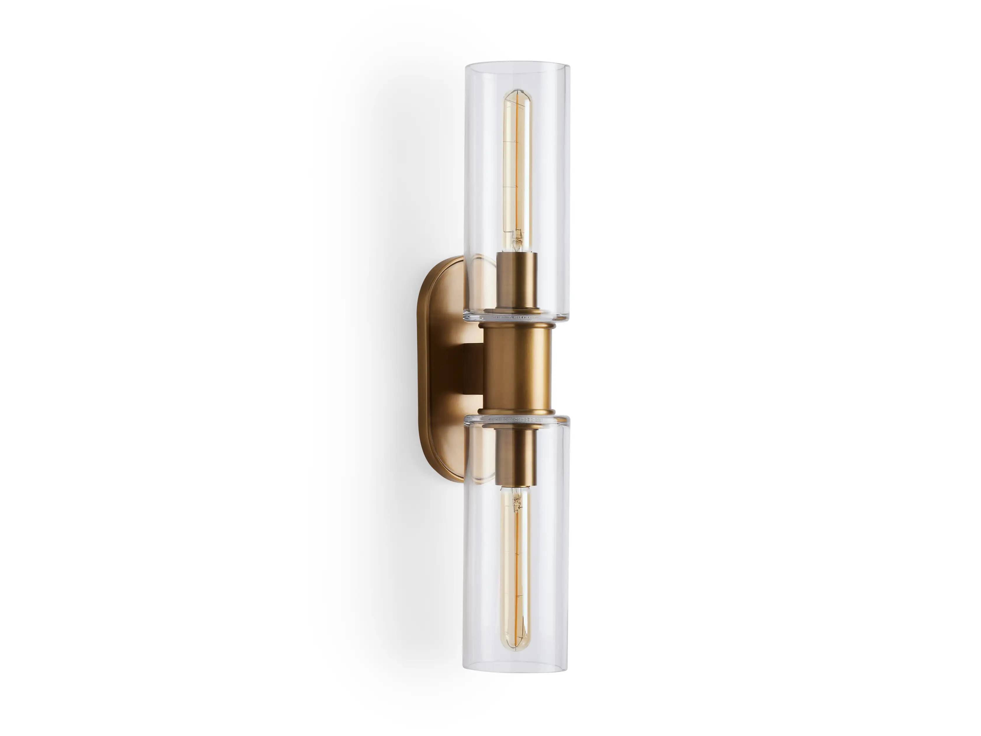 Harlin Double Sconce in Clear | Arhaus