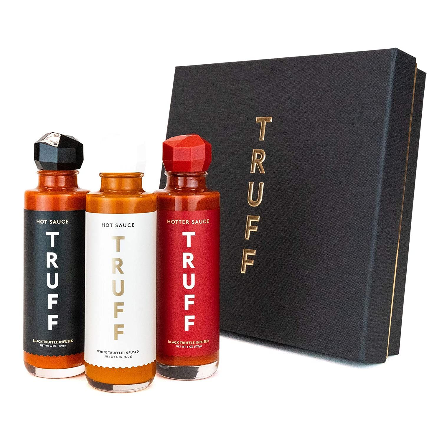 TRUFF Hot Sauce Variety Pack, Gourmet Hot Sauce Set of Original, Hotter and Limited White Edition... | Amazon (US)