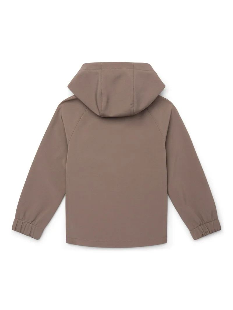 Ozark Trail Little and Big Boys Hooded Softshell Jacket, Lightweight, Sizes 4-18 | Walmart (US)