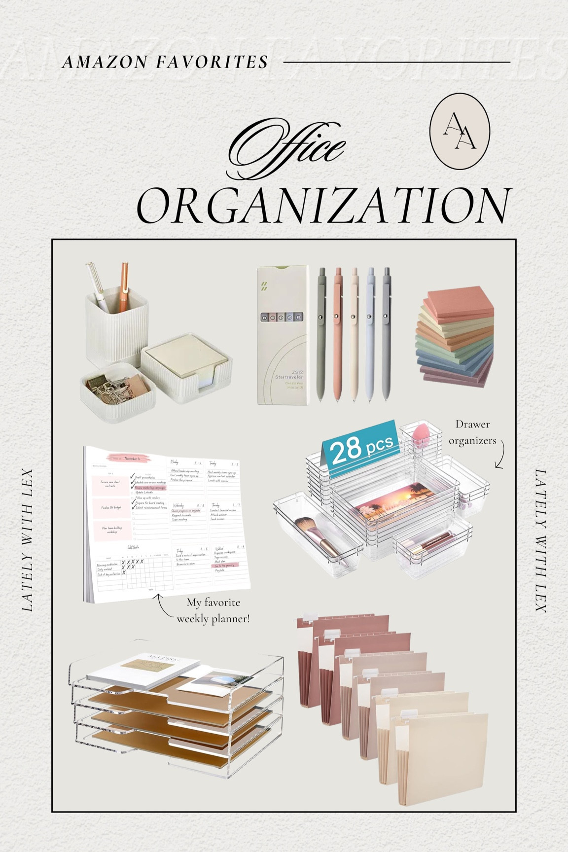 Office organization + refresh // Amazon finds // new year organization // office supplies // work essentials 

#LTKFindsUnder100 #LTKHome #LTKFindsUnder50