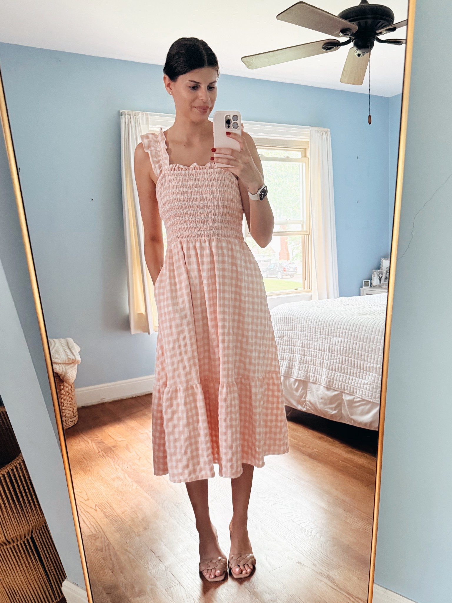 Church OOTD ⛪️ 

Dress: Amazon | small
Shoes: Macy’s 

#LTKFindsUnder50 #LTKStyleTip #LTKSummerEdit