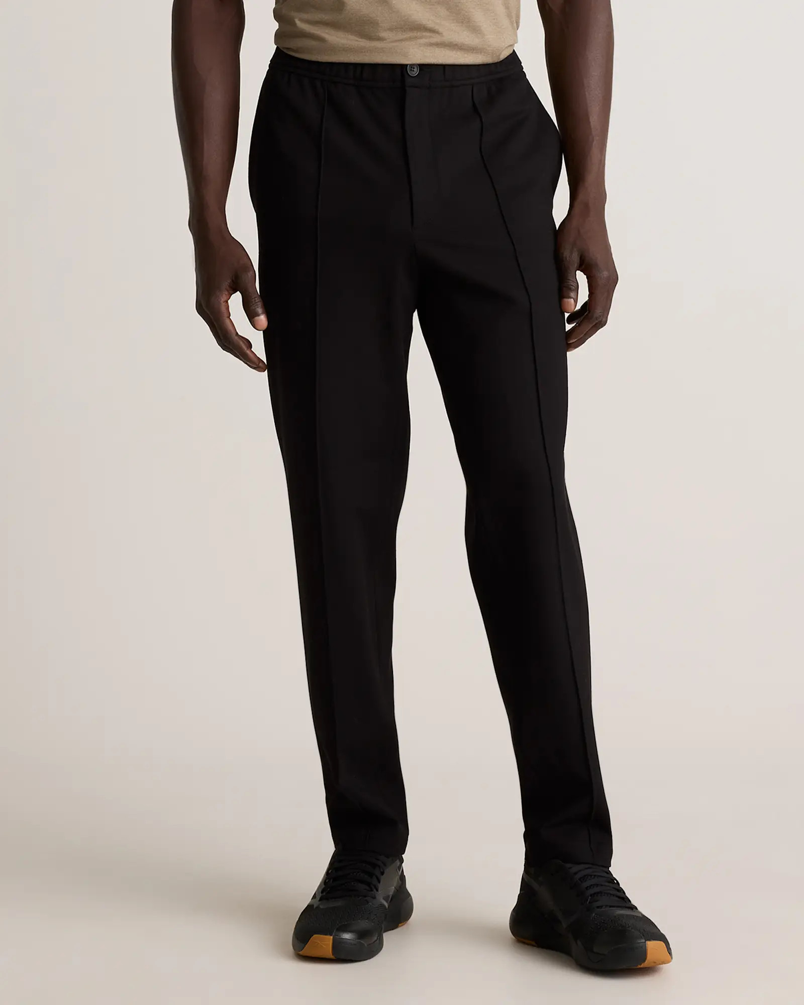 Stretch Knit Pintuck Trouser | Quince