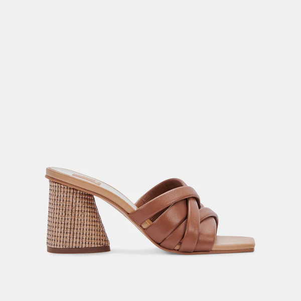 PAZLEE HEELS IN CEDAR LEATHER | DolceVita.com