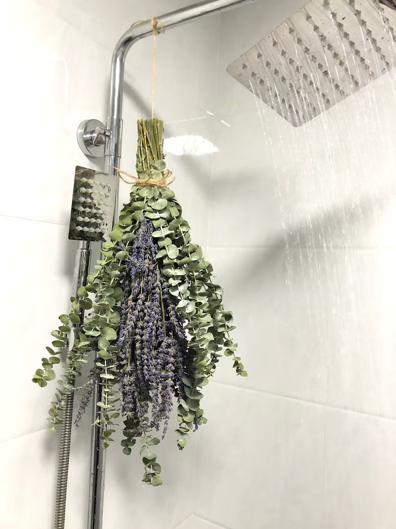 Shower Eucalyptus Bundle with Lavender, Aromatherapy Shower, Eucalyptus Aromatherapy Congestion R... | Etsy (US)