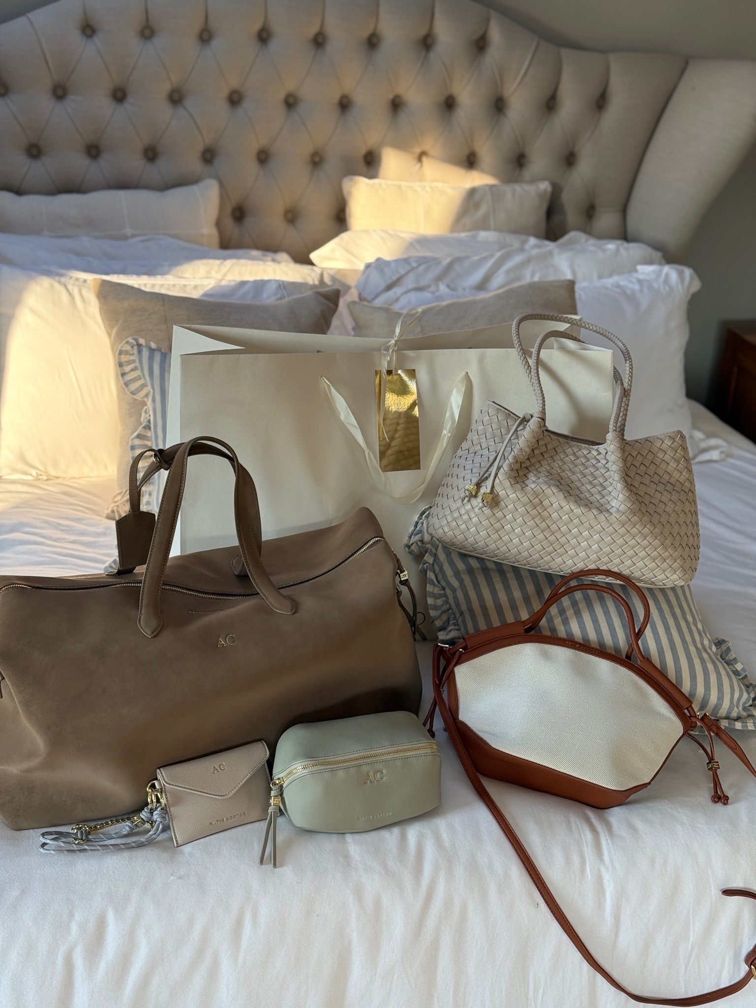 Beautiful new summer bags- a collection of tonal, elegant & timeless pieces. For a weekend getaway, every day & travelling essentials 💼

#LTKbag #LTKstyletip #LTKsummer