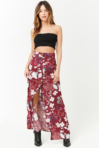 Floral Maxi Skirt | Forever 21 (US)