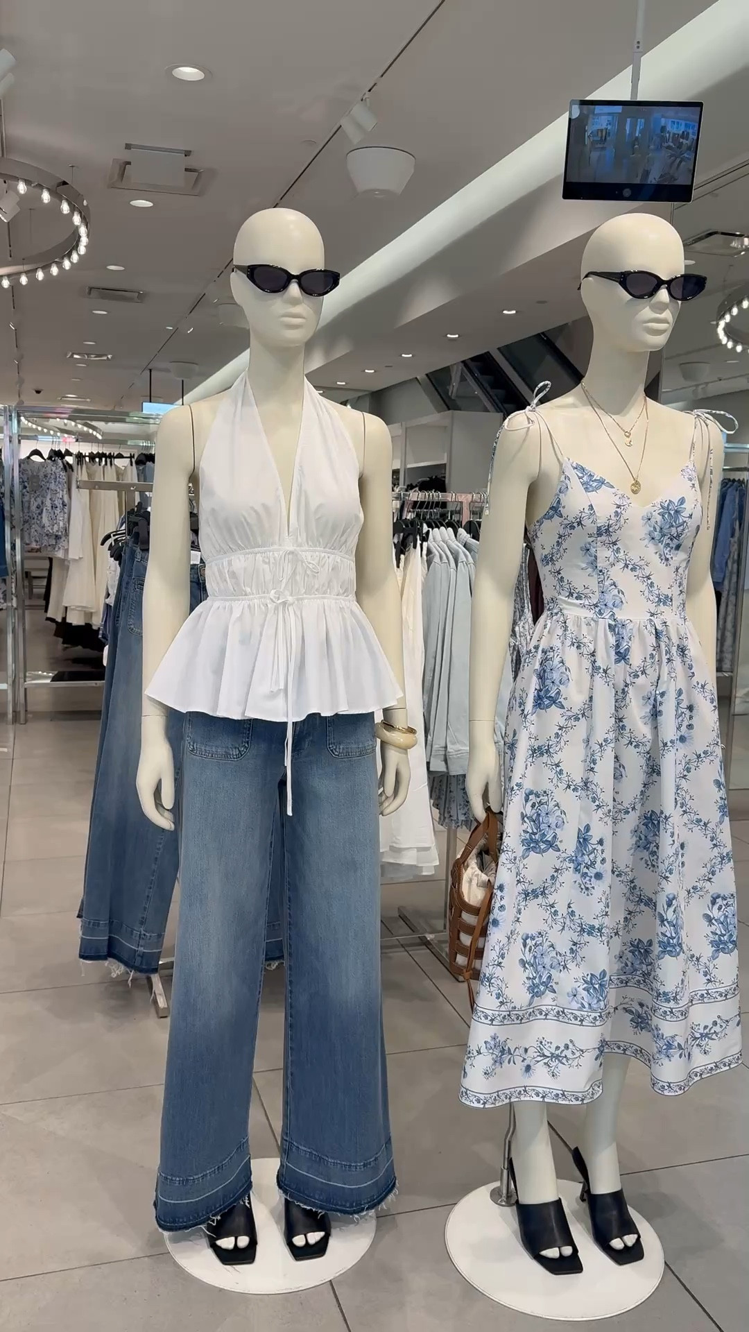 This is such a cute top and I love that dress as well 