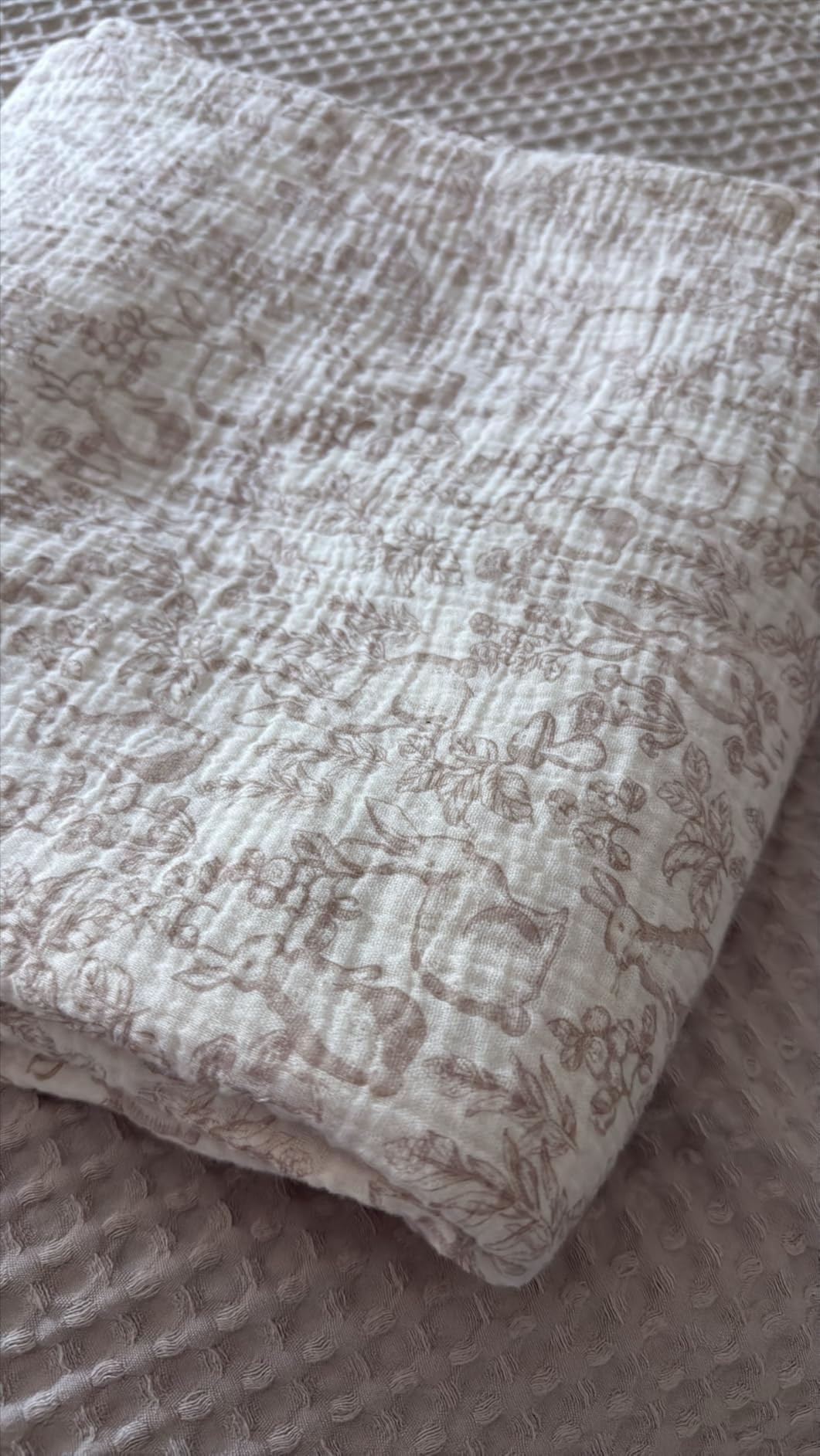 BuLuTu Cotton Muslin Toddler Blanket | Amazon (US)