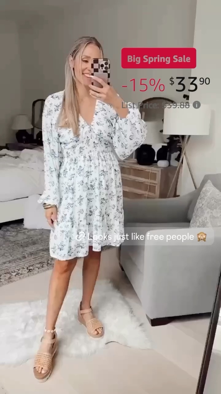 One of my most favorite Free People lookalike dresses on Amazon is part of the Big Spring Sale 🙌🏼🌷✨🤍

I’m wearing my tts (small) 



#LTKootd #LTKdayinmylife #LTKSaleAlert