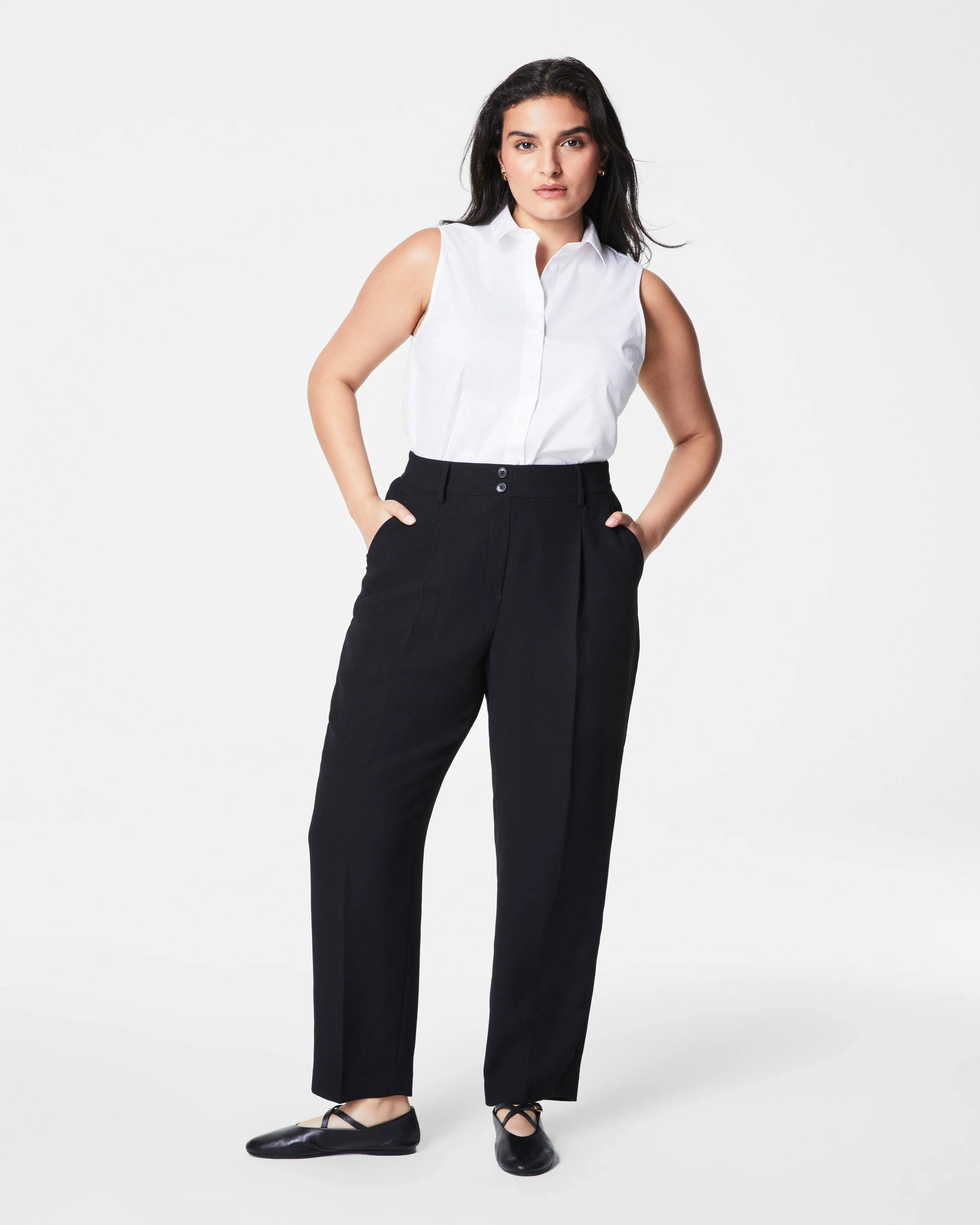 SPANX® Carefree Crepe Tapered Ankle Pant | Spanx