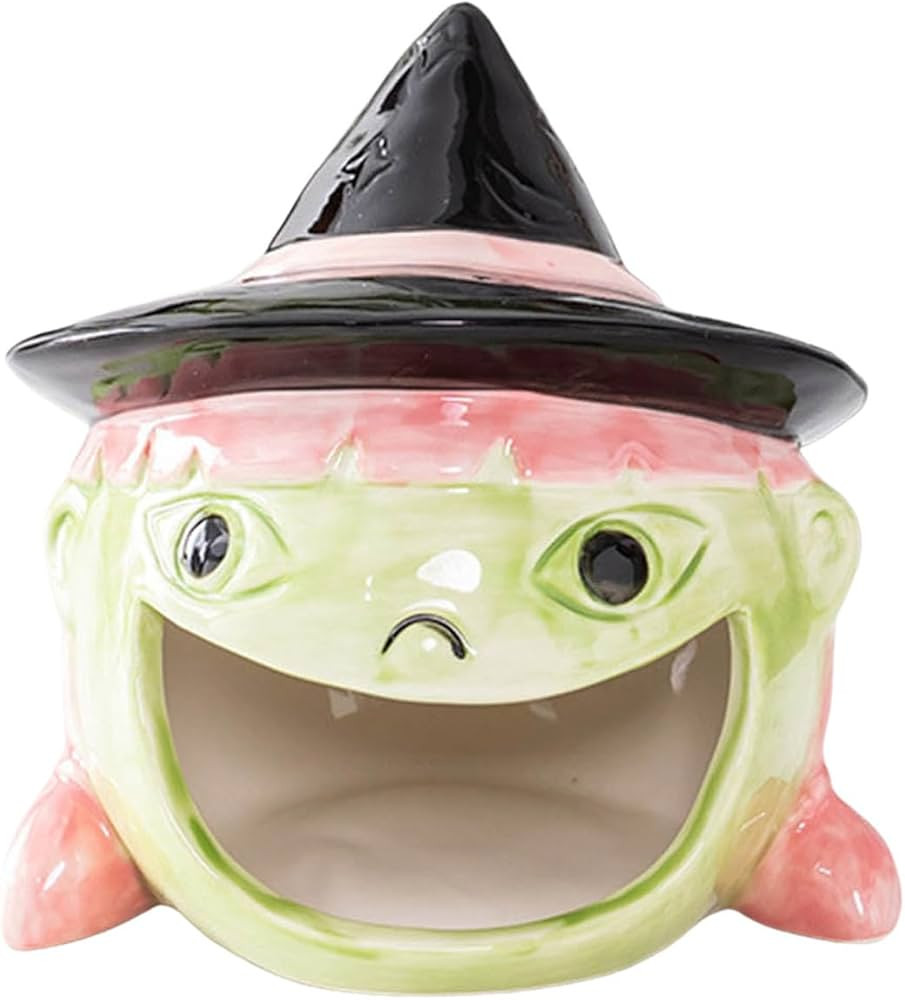 Halloween Candy Bowls Ghost Bat Ceramic Bowl Halloween Candy Holder Cute Candle Holder Decoration... | Amazon (US)