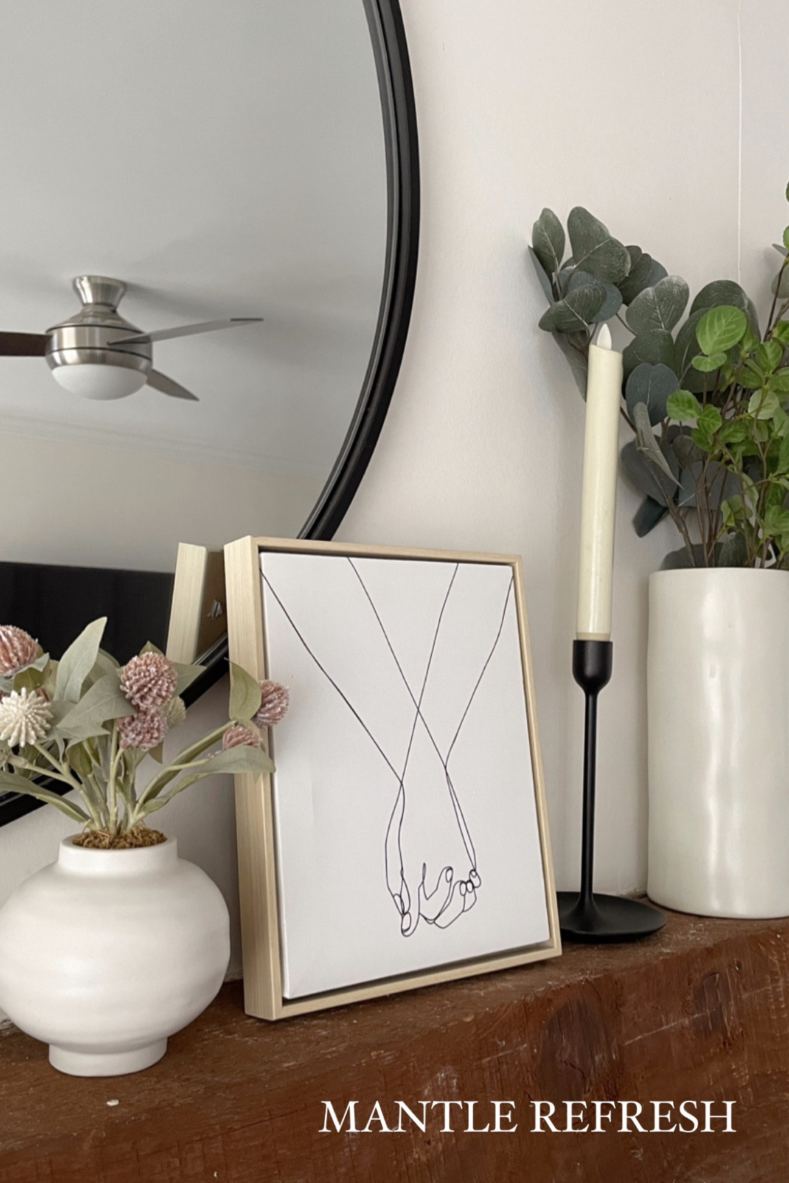 mantle refresh 

#LTKunder50 #LTKhome #LTKstyletip
