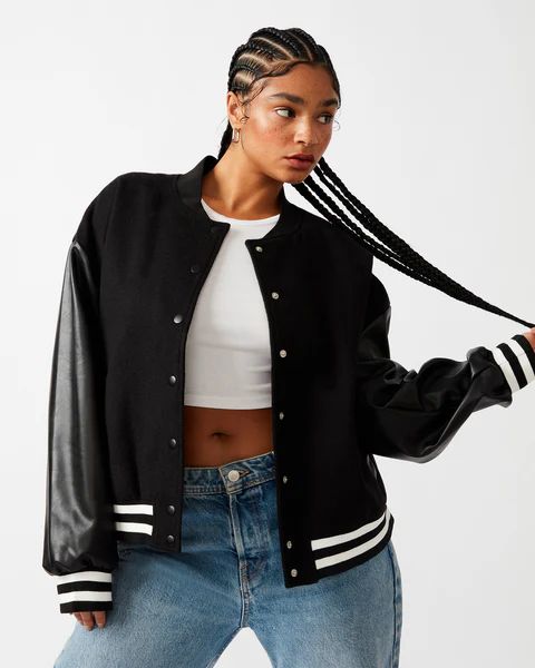 ALEXANDRA JACKET BLACK | Steve Madden (US)