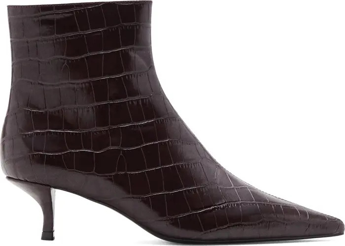 Croc Embossed Bootie (Women) | Nordstrom