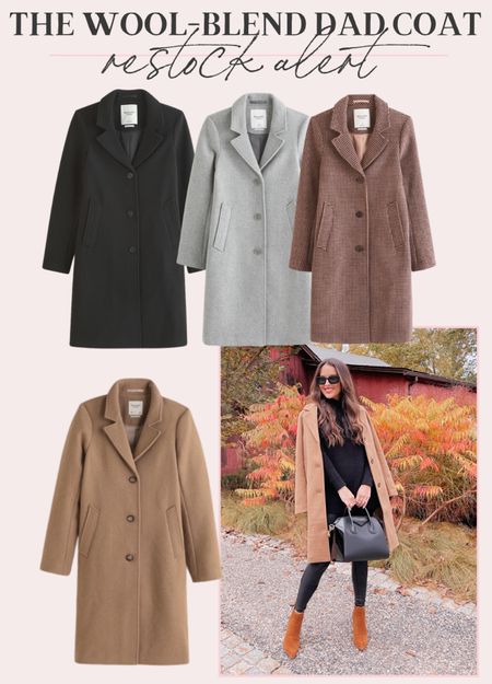 An absolute fave from last year! The AF Wool-Blend Dad Coat is back in multiple colors! 

#LTKstyletip #LTKSeasonal