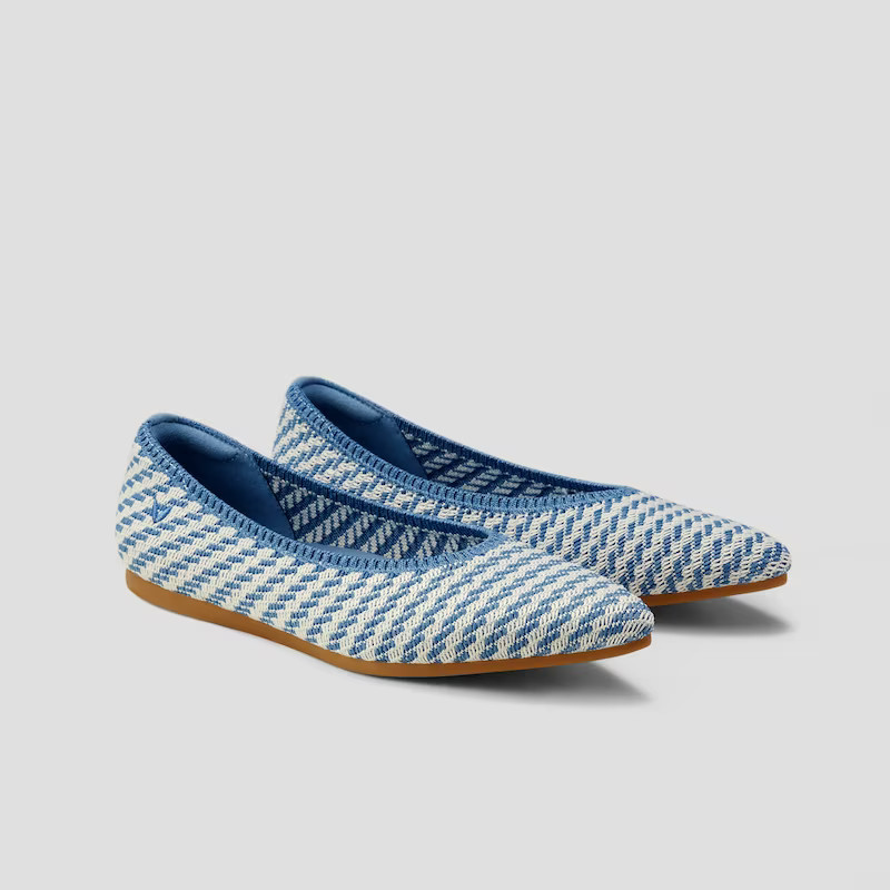 Pointed-Toe Ballet Flats (Aria 5°) | VIVAIA