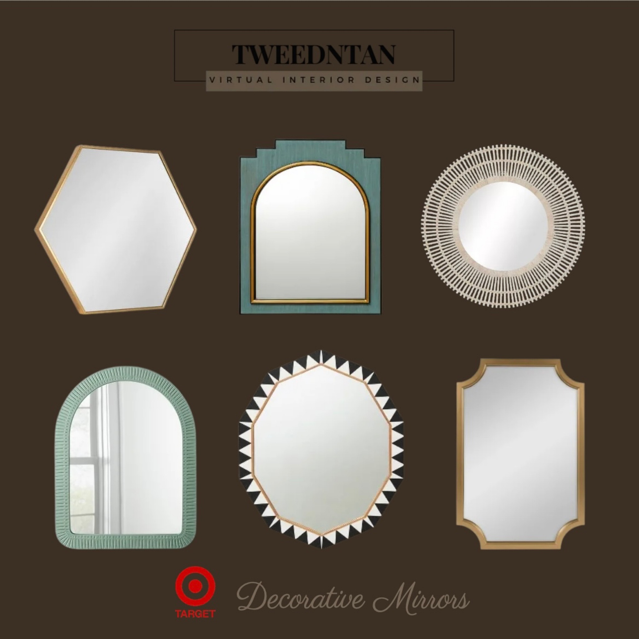 Target • Decorative Mirrors 🎯🪞

#LTKGiftGuide #LTKhome #LTKSeasonal