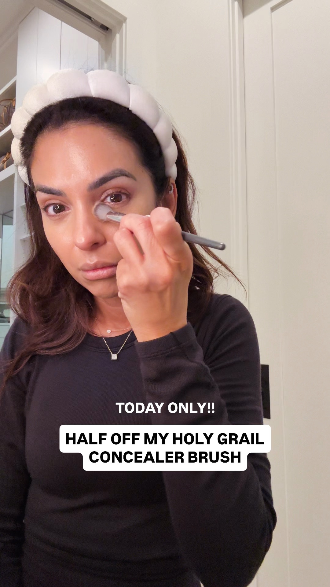 Half off the BEST concealer brush!! Today only! This gives the most airbrushed look under the eyes, can't do my makeup without! 

#LTKgrwm #LTKSaleAlert