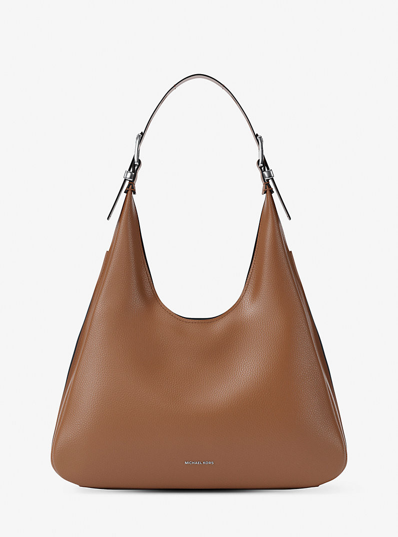 Nolita Large Pebbled Leather Hobo Shoulder Bag | Michael Kors US